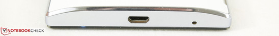 Bottom: Micro-USB 2.0, microphone