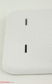 Below average sound quality from the stereo speakers