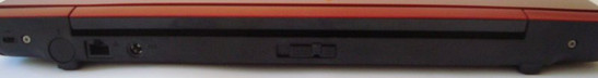 Rear: Kensington lock, TV tuner, LAN, DC-in