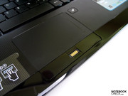 The touchpad is usually okay, even though sometimes it didn't react as desired.
