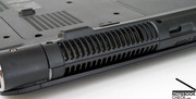 ...and blows the extracted air at the front and the back side of the display to the outside.