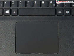 Gap at the touchpad's front edge