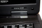 ... and the power switch is made of the same material.