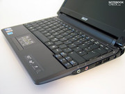 In fact the slim mini-laptop's design can be considered to work well.