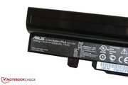 The battery has a great capacity of 74 Wh.