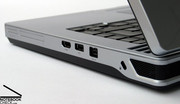 The Alienware Area-51 m15x offers a small but useful of ports.