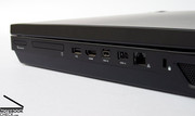 Even though the ports are only found on the right and left sides of the notebook, the Alienware Area-51 m17x offers an extensive amount.