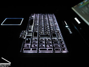 One of the highlights is the backlit keyboard, which delivers quite well in darker environments and looks sweet to boot.