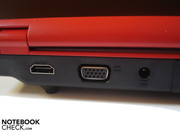 HDMI, VGA, and DC-in on the rear side.