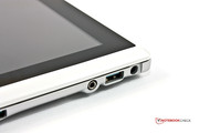 3.5 mm Line In/Out, USB, power adapter.