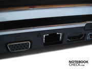VGA, Gigabit LAN and HDMI on the left