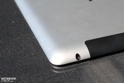 Just a headphone jack and the Dock Connector.