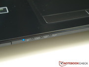 ...status LEDs, which inform the user about the operating status of the notebook.