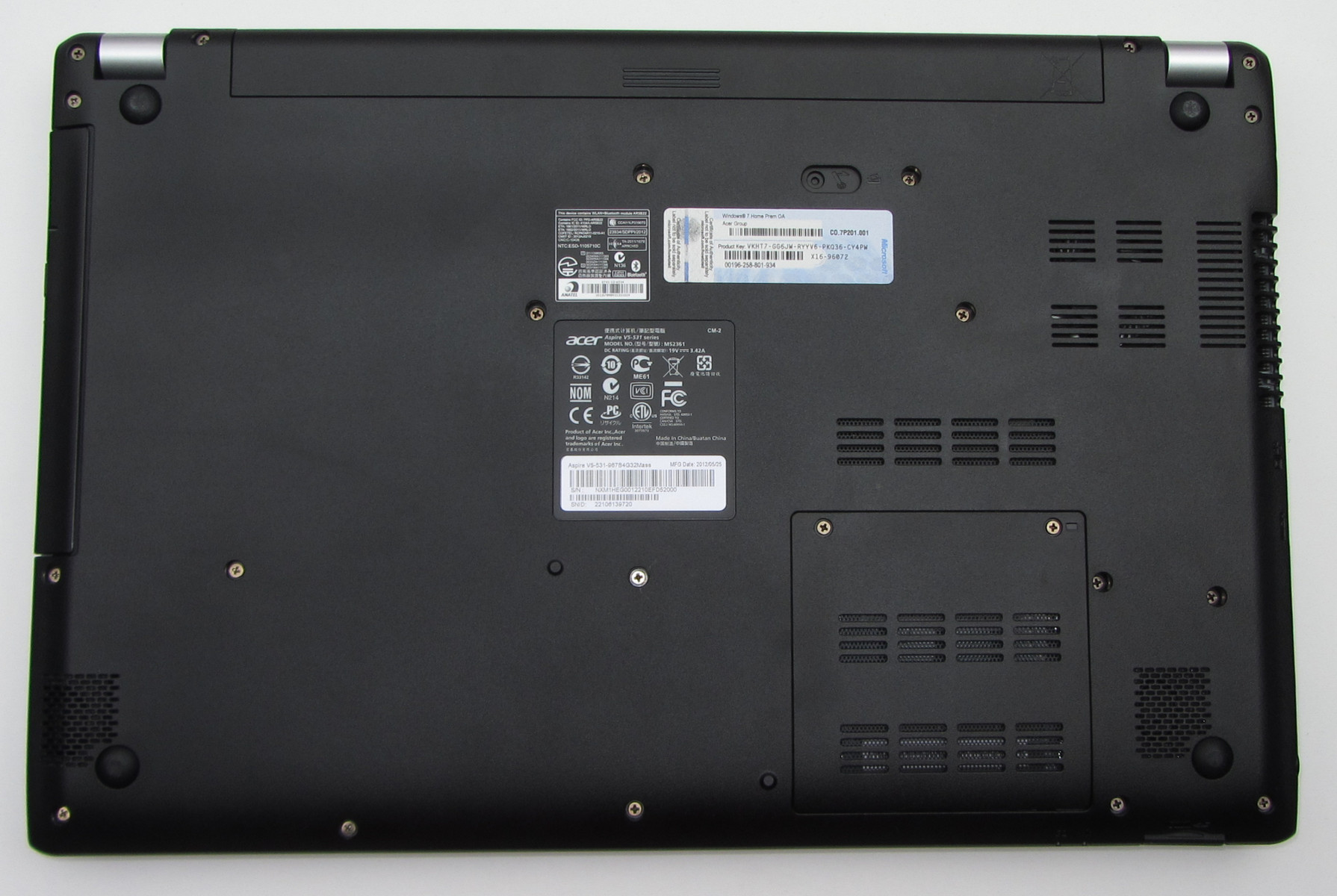 Acer Aspire 5315 specifications