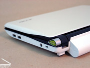 The usual netbook fare of connections are found on the device.