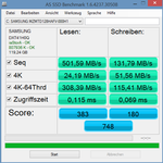 spectre x2 pro AS SSD benchmark