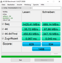 AS SSD benchmark