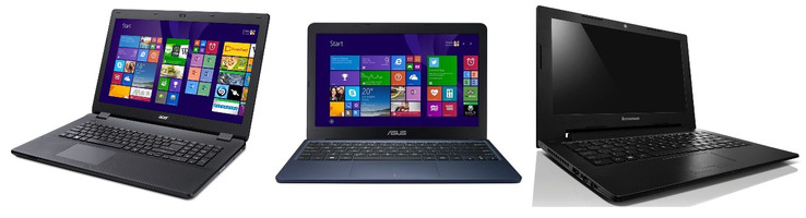 Laptop Asus vs Lenovo vs Acer