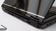 Permanently used ports for example, are mostly on the rear side, or on the side edges towards the back.