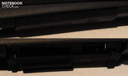 The cardreader and a further USB connection are found behind a flap on the left.