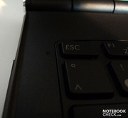 Keyboard and display brightness can be adjusted optionally via a brightness sensor.