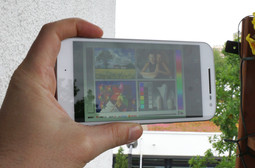 Outdoor use: maximum display luminance with sensor