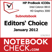 Award: HP ProBook 4330s LW759ES