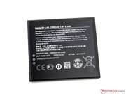 The battery supplies 2200 mAh.