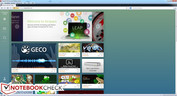 The store is web-based and a bit sluggish.