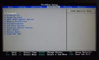 Bios Security Settings of the ThinkPad L560