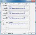 System info CPUZ Cache