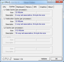 Systeminfo CPUZ Cache