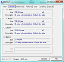 System info CPUZ Cache