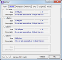 System info CPUZ Cache