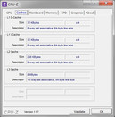 Systeminfo CPUZ Cache