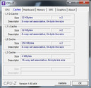 System information: CPUZ Cache