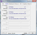 Systeminfo CPUZ Cache