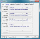 System info CPUZ Cache