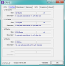 Systeminfo CPUZ Cache
