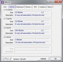 System info CPUZ Cache