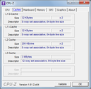 System info CPUZ Cache