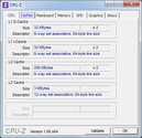 System info CPUZ Cache
