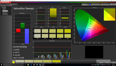 CalMAN Saturation Sweeps pre-calibration