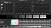 CalMAN: Grayscale (calibrated)