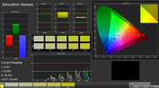 CalMAN: Saturation Sweeps (calibrated)