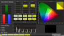 CalMAN: Saturation Sweeps (calibrated)