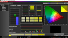 CalMAN Saturation Sweeps (post-calibration)