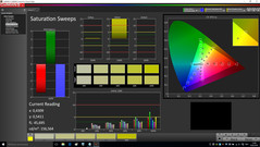 CalMAN Saturation Sweeps post calibration