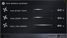 Fan Speed controls