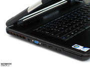 In terms of ports the X7 offers a basic office set-up.